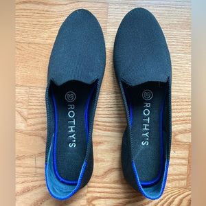 Rothy’s black loafers size 8